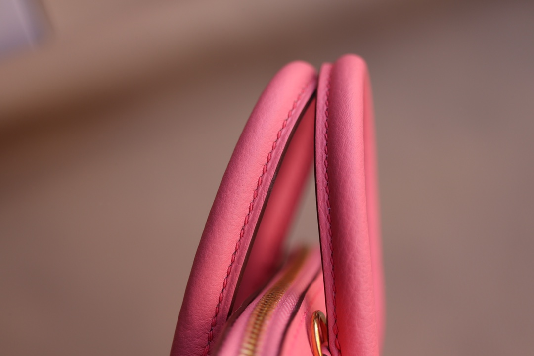 에르메스 미니 볼리드백 로즈핑크 금장 에버컬러